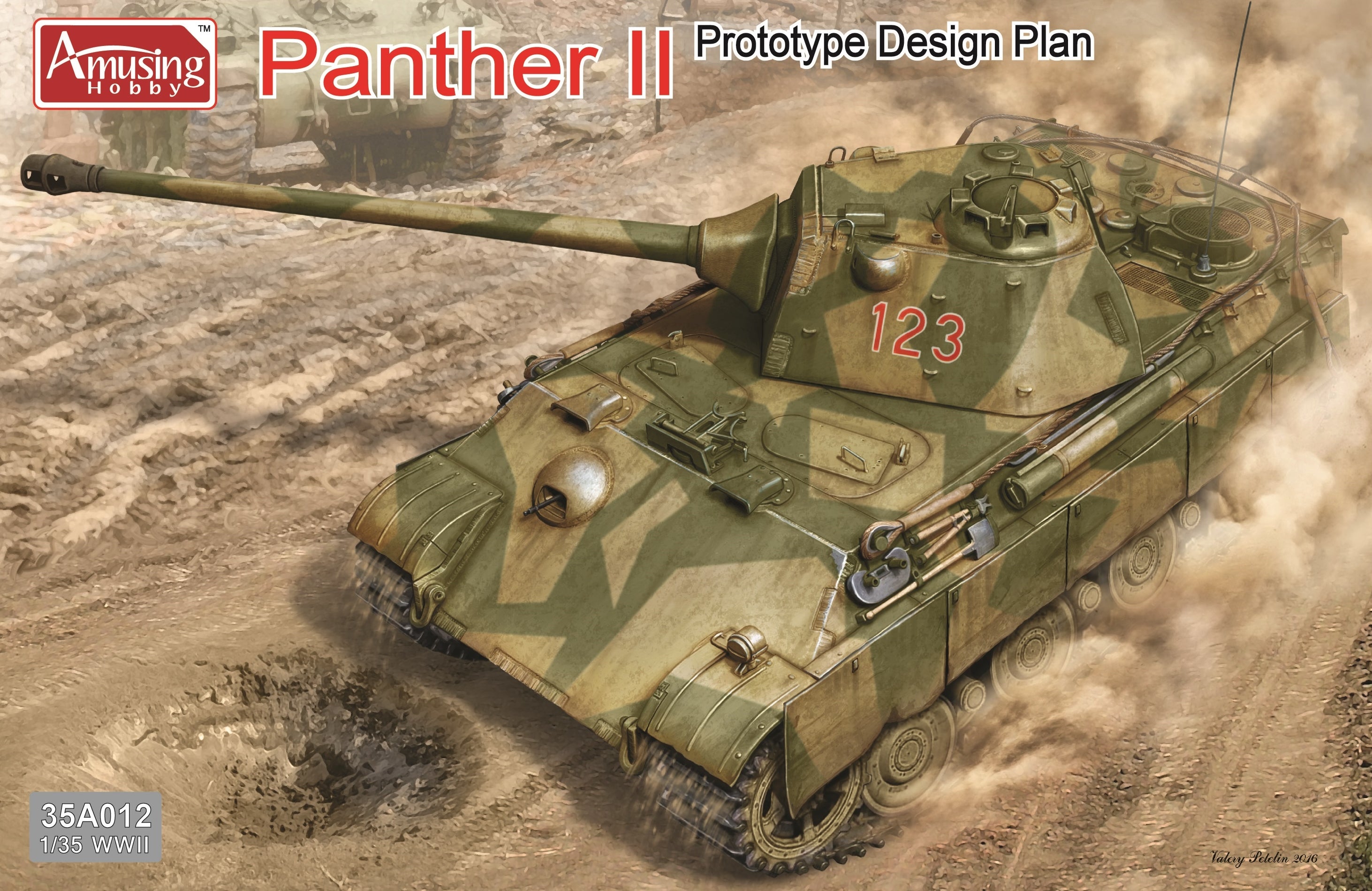 amusing-hobby-35a012-maquette-char-panther-ii-1-35 image 1