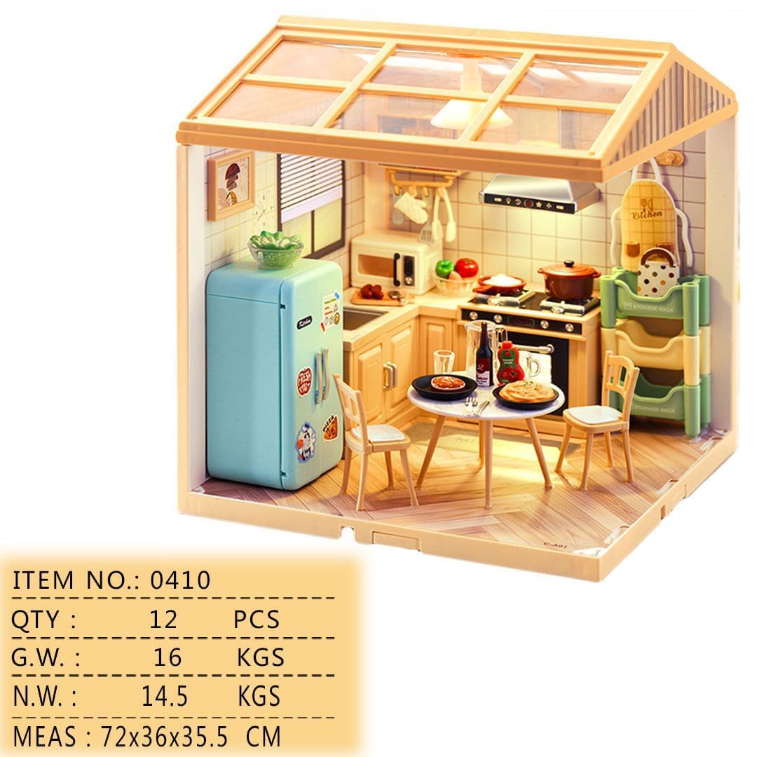 jiaerle-toys-jel-0410-mini-world-cuisine-miniature-125-pcs image 6