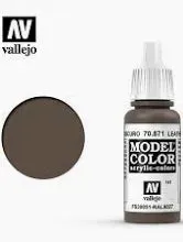 vallejo-70-871-leather-brown-peinture-maquette-17-ml image 1
