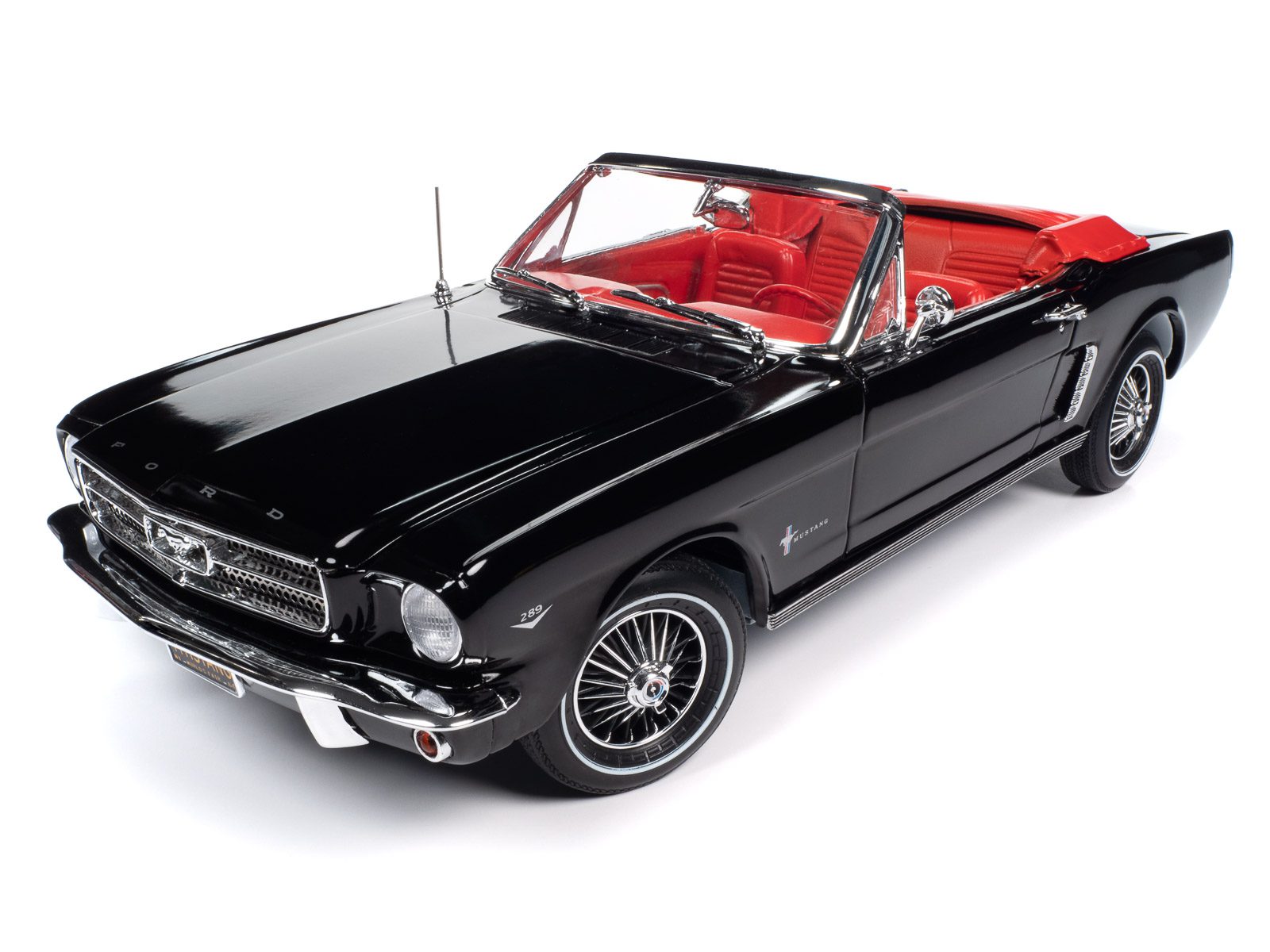 american-muscle-1964-ford-mustang-convertible-miniature-1-18 image 1