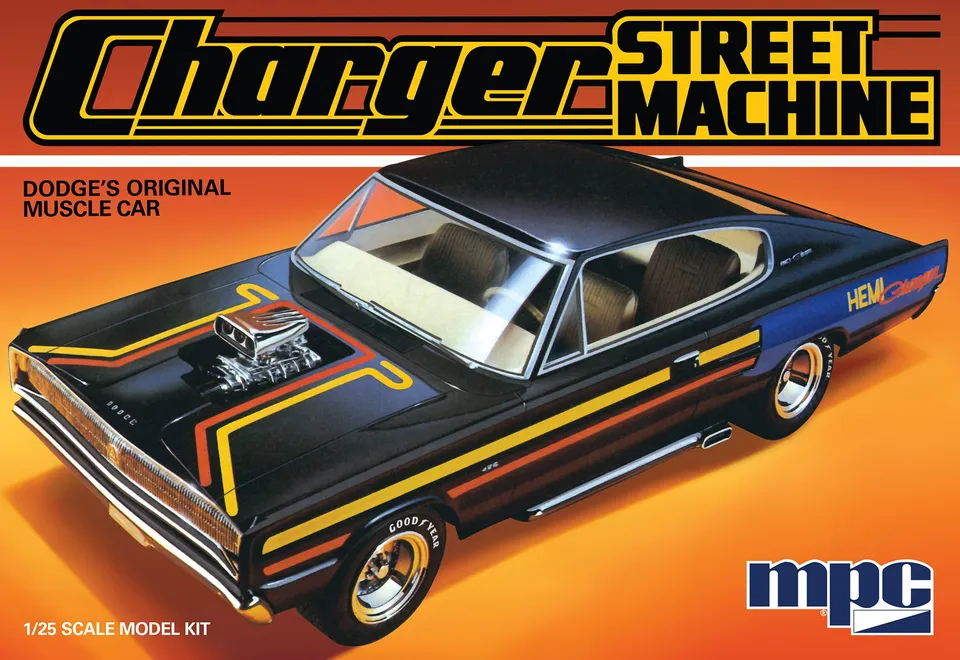 mpc-dodge-charger-1967-maquette-1-25-street-machine image 1