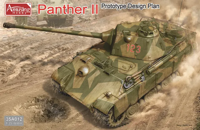 amusing-hobby-35a012-maquette-char-panther-ii-1-35 image 1
