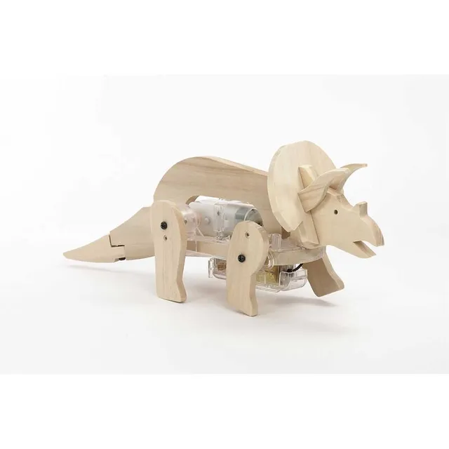 tamiya-70265-walking-triceratops-kit-dinosaure-bois image 1
