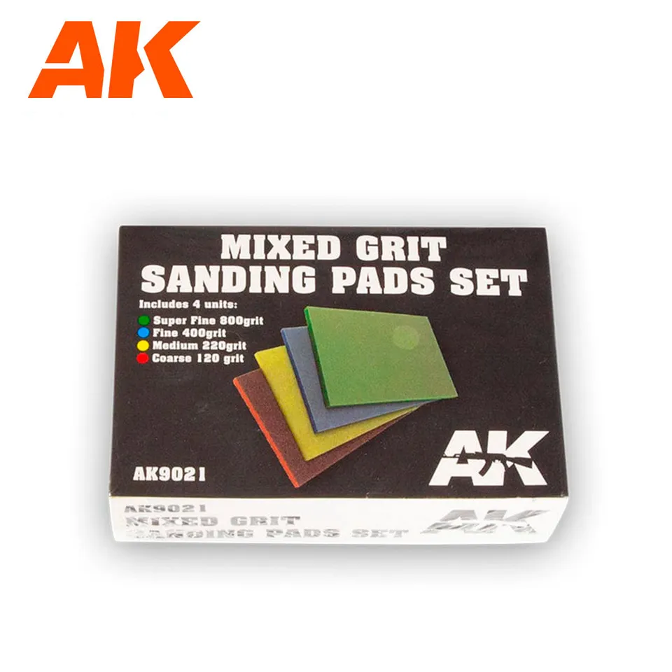 ak-interactive-9021-sanding-pads-ponges-abrasives-4-grains image 1