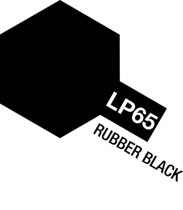 tamiya-lp65-pot-rubber-black-10ml-peinture-laque-noire image 1