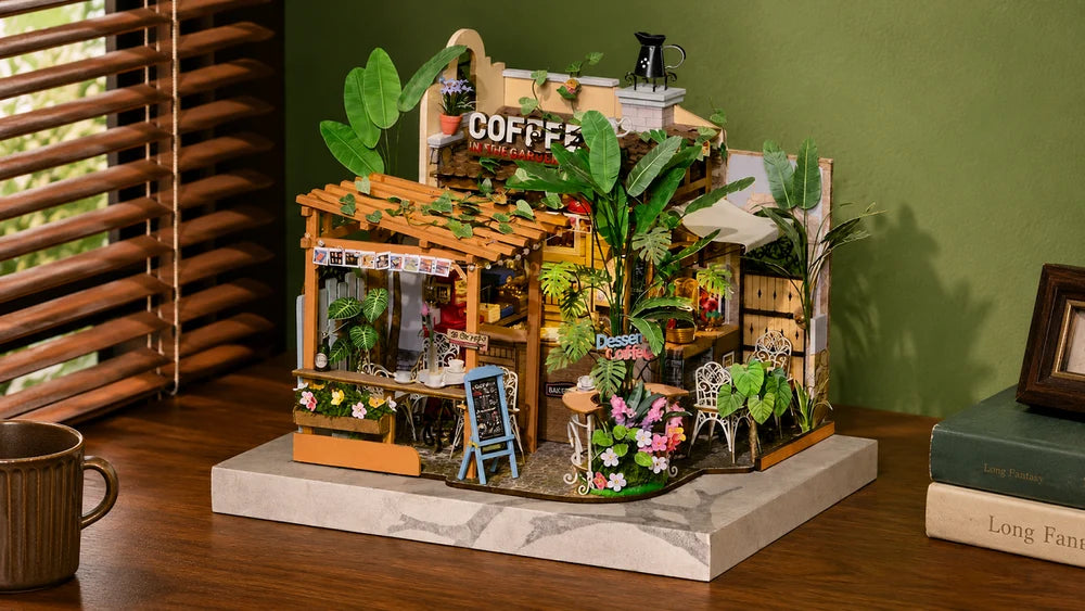 robotime-dh201-rolife-leafree-caf-maison-miniature-led image 1