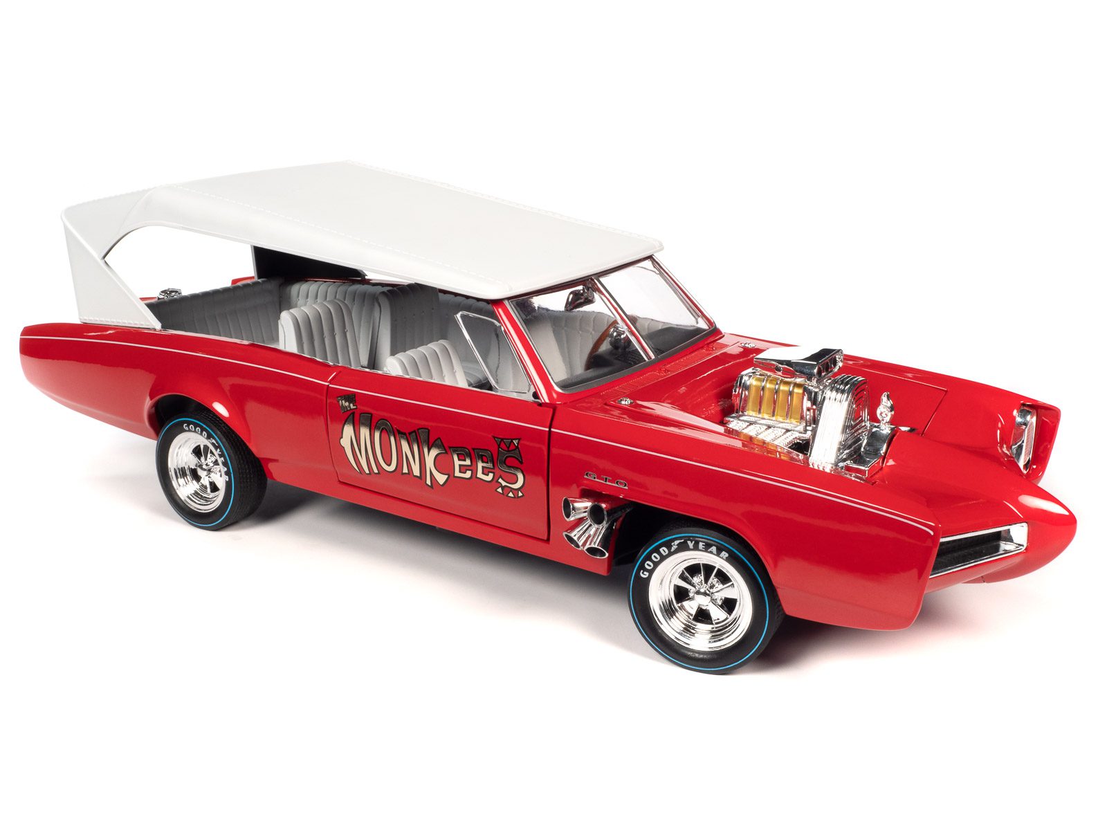 auto-world-monkeemobile-miniature-1-18-portes-ouvrantes image 6
