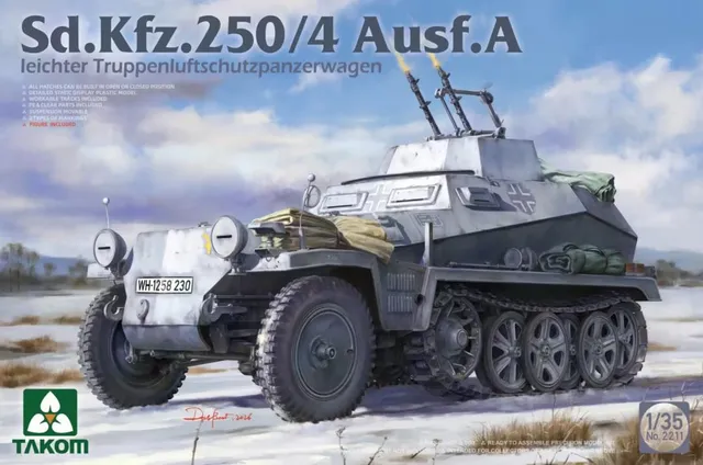 takom-2211-sd-kfz-250-4-ausf-a-halftrack-1-35 image 1