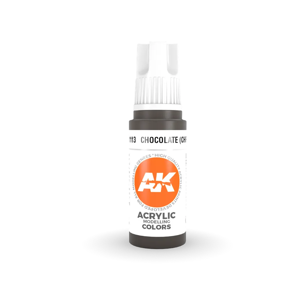 ak-interactive-3g-peinture-acrylique-chocolate-17-ml-chipping image 1