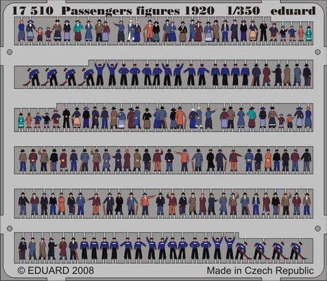 eduard-17510-passengers-1920-figurines-bateau-1-350-peintes image 1