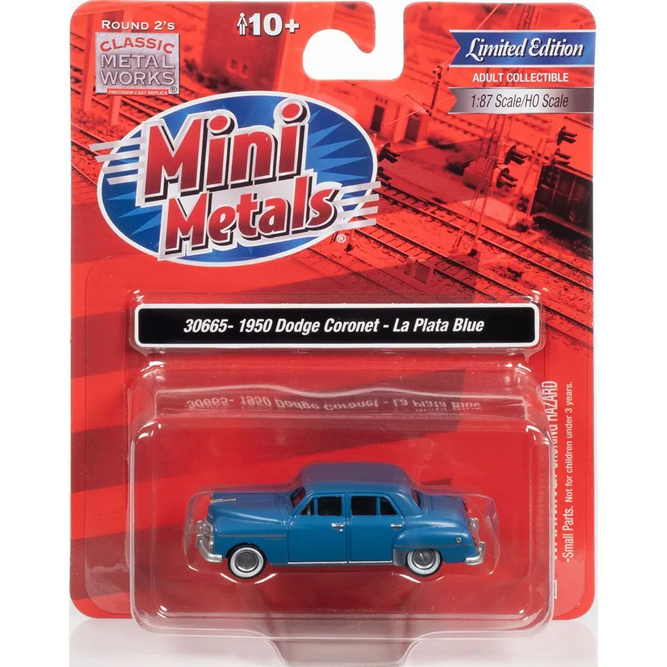 classic-metal-works-dodge-coronet-1950-miniature-1-87-bleue image 1