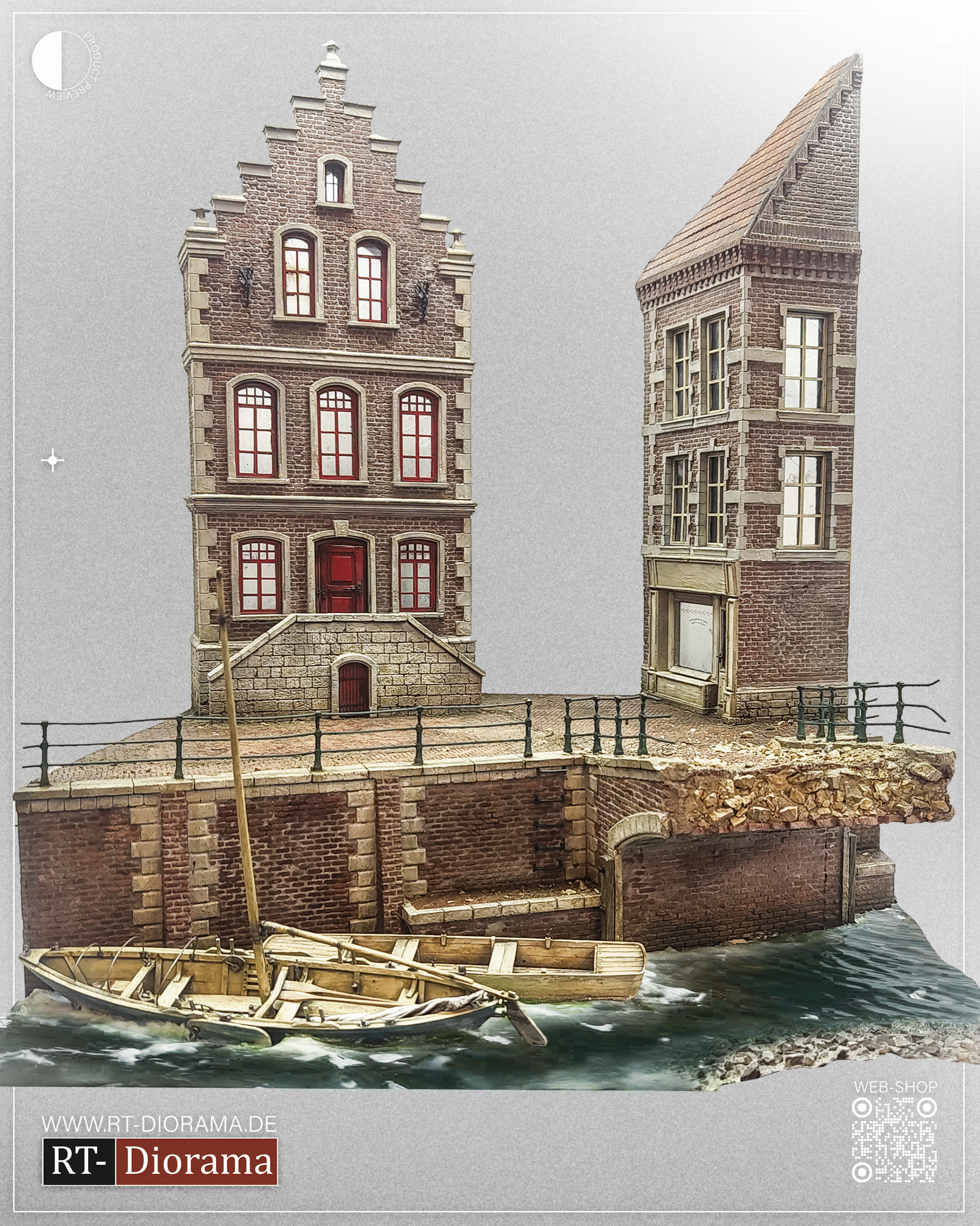 rt-diorama-35056-collapsed-bridge-socle-diorama-1-35-wwii image 2