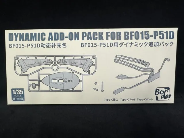 border-model-bf015e-add-on-p-51d-mustang-maquette-1-35-led image 1