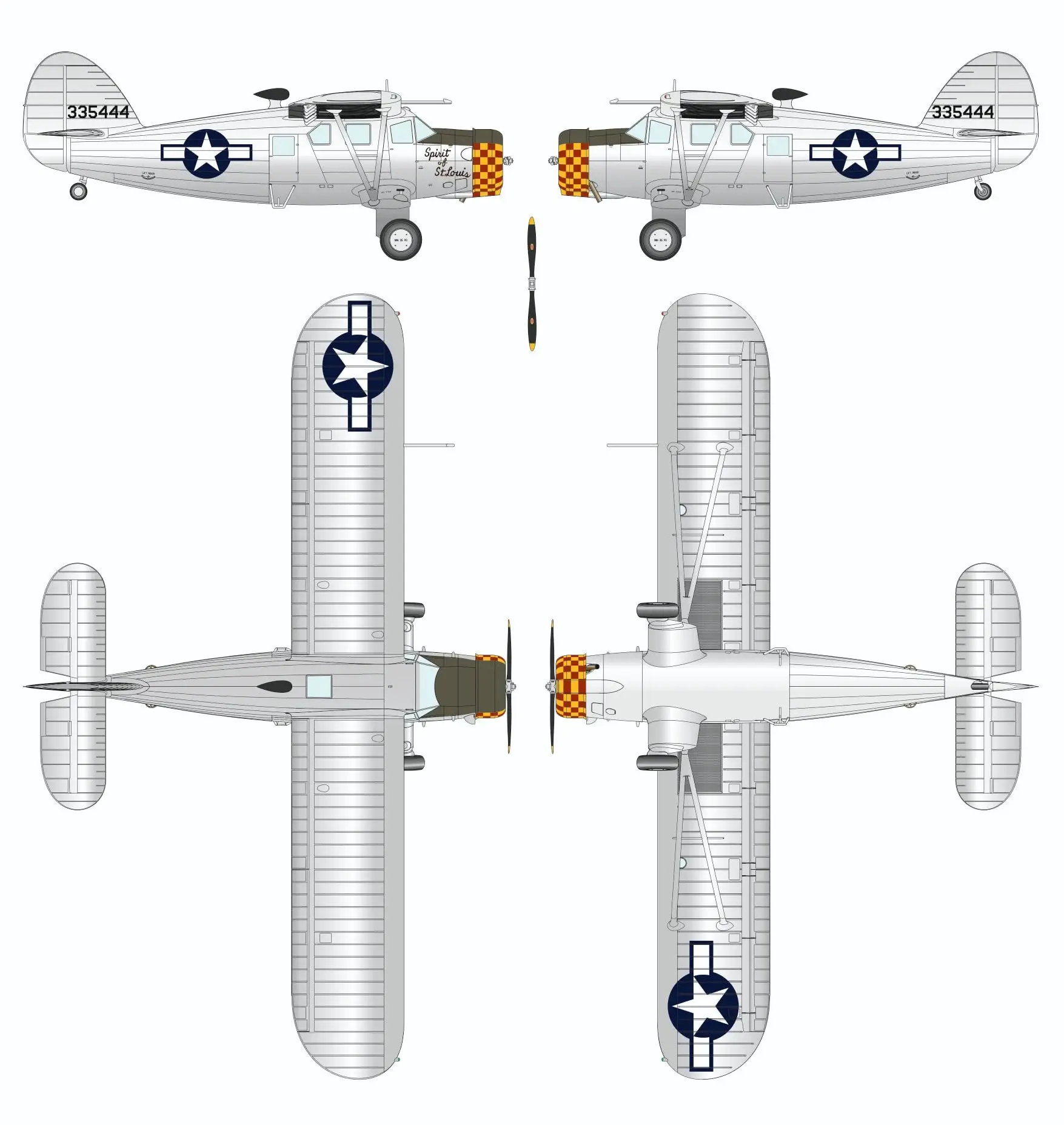 dora-wings-uc-64a-norseman-dw72036-maquette-avion-1-72 image 4