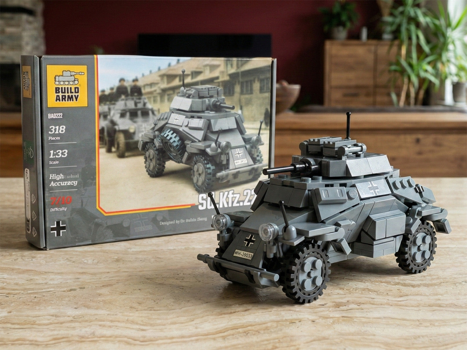 build-army-ba0222-jeu-briques-sd-kfz-222-318-pcs image 3