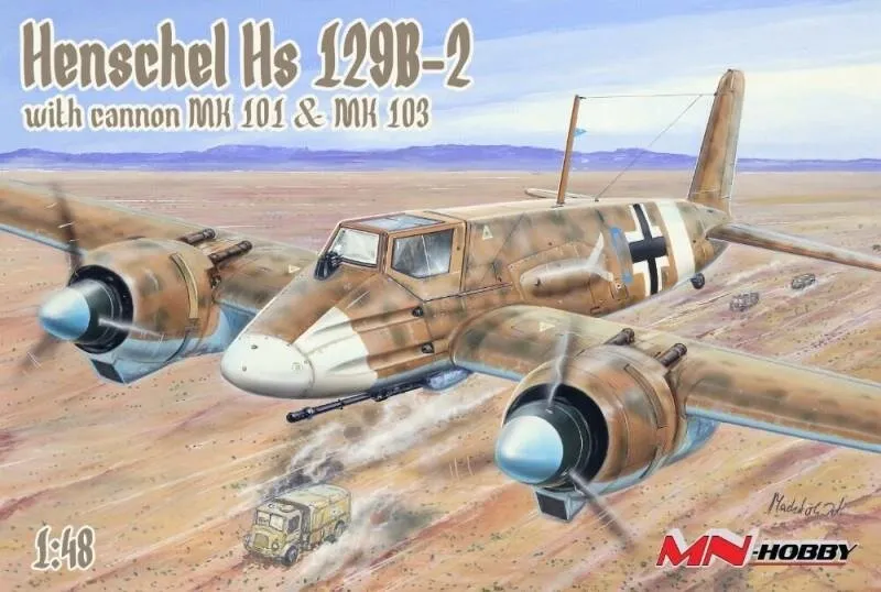 mn-hobby-48n002-henschel-hs-129-b-2-maquette-avion-1-48-ltd image 1
