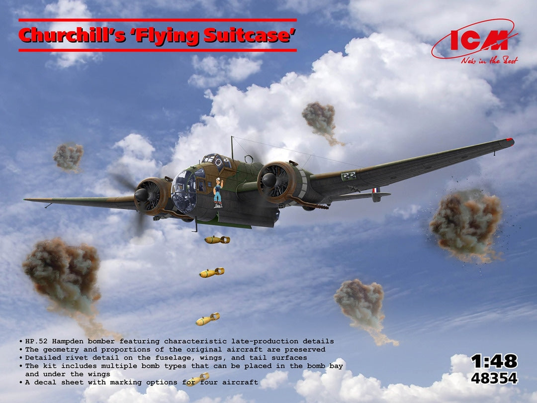 icm-48354-churchill-flying-suitcase-avion-1-48-ww2 image 1