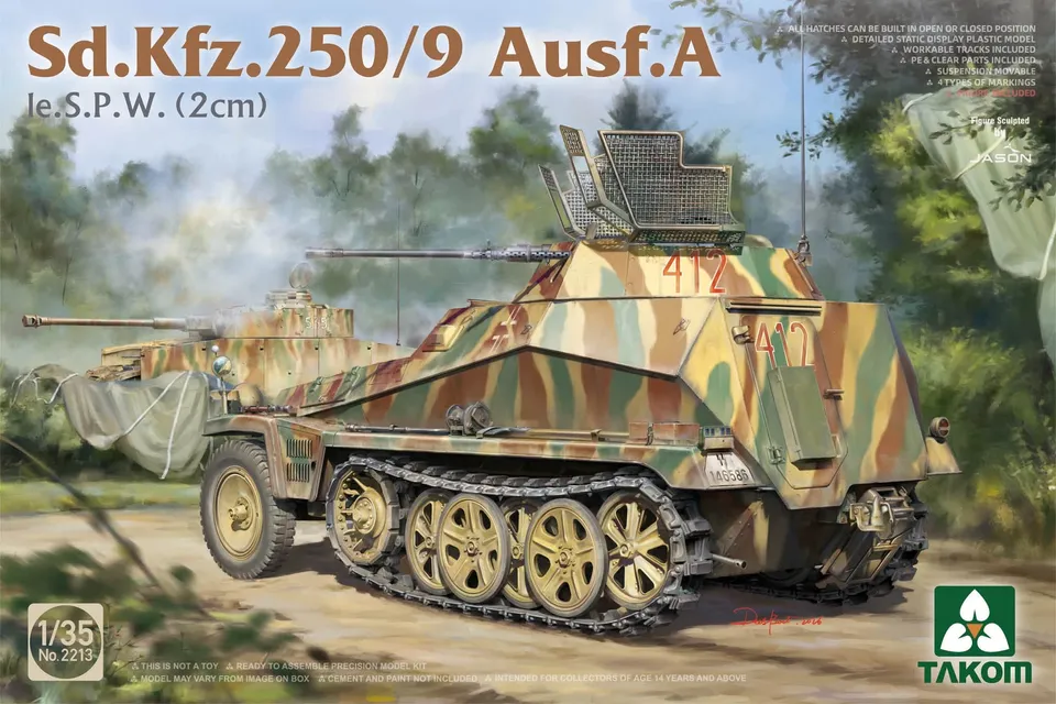 takom-2213-sd-kfz-250-9-ausf-a-maquette-blind-1-35 image 1