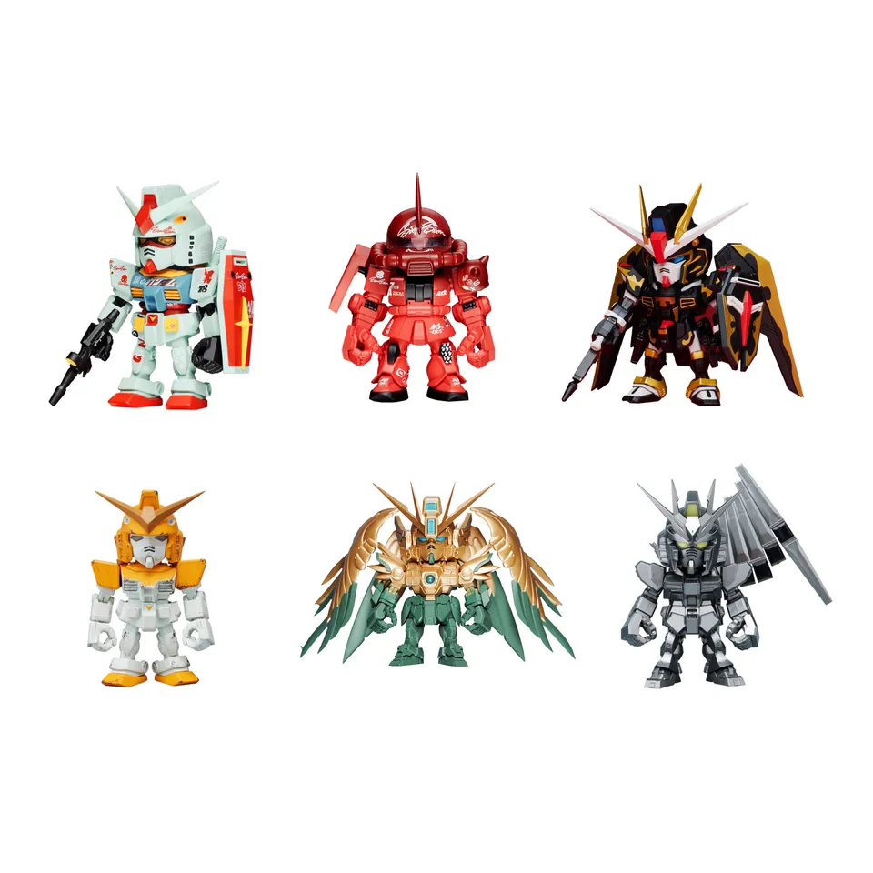 bandai-qmsv-mini-gundam-5th-anniversary-coffret-8-figurines image 1
