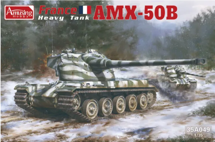 amusing-hobby-35a049-amx-50b-maquette-char-1-35-lourd image 1