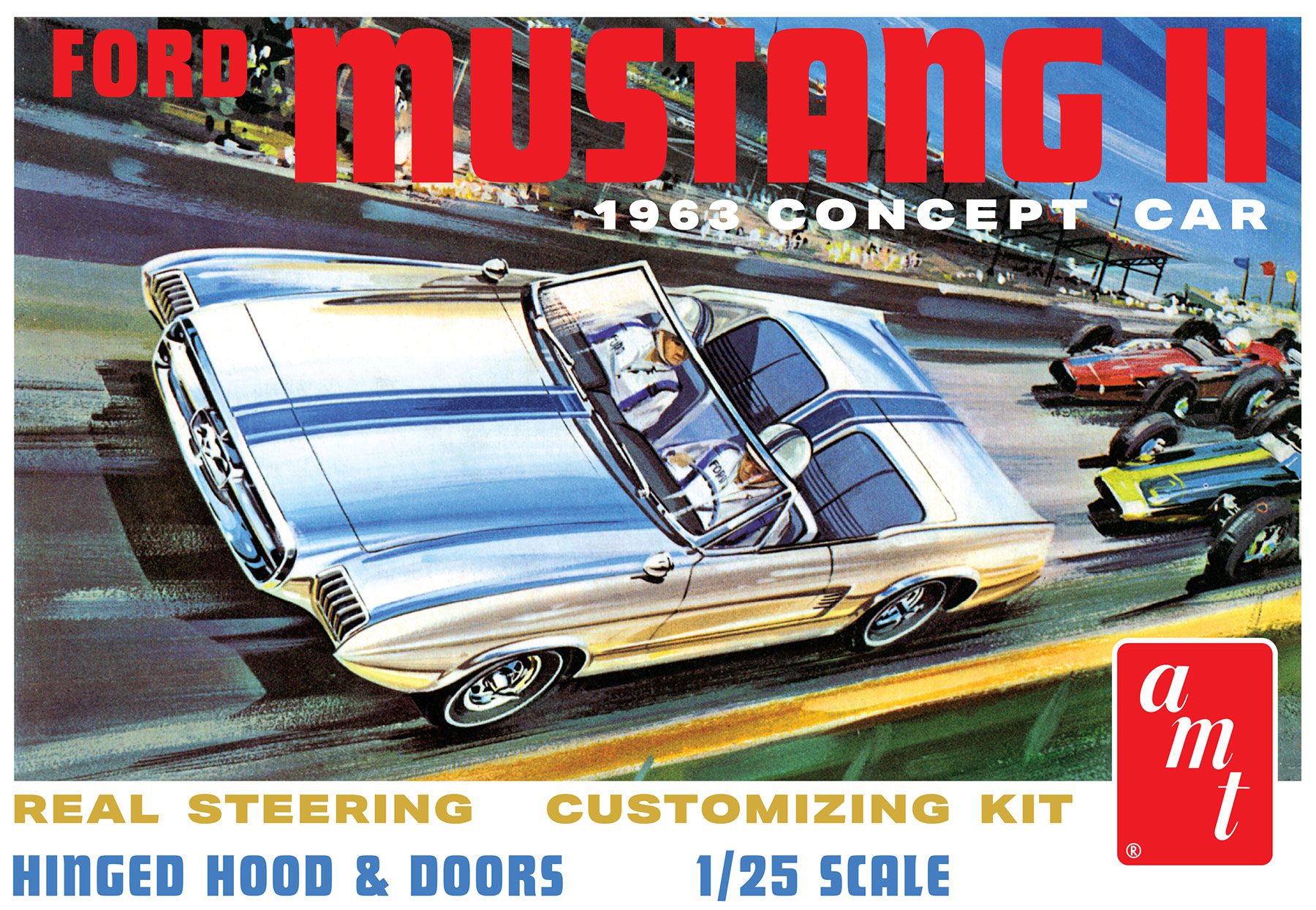 amt-ford-mustang-ii-concept-1963-maquette-voiture-1-25 image 1