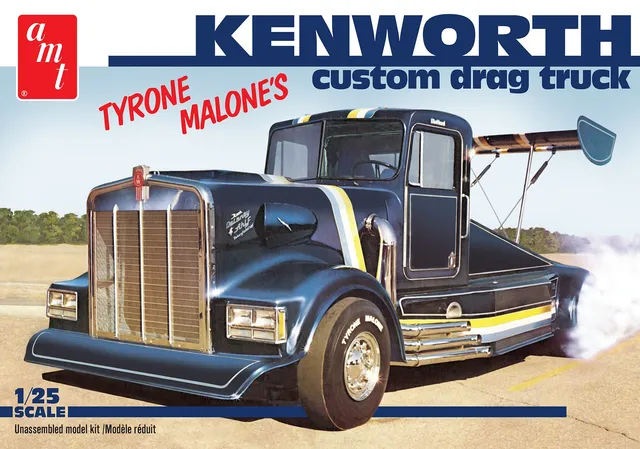 amt-kenworth-drag-truck-tyrone-malone-maquette-camion-1-25 image 1
