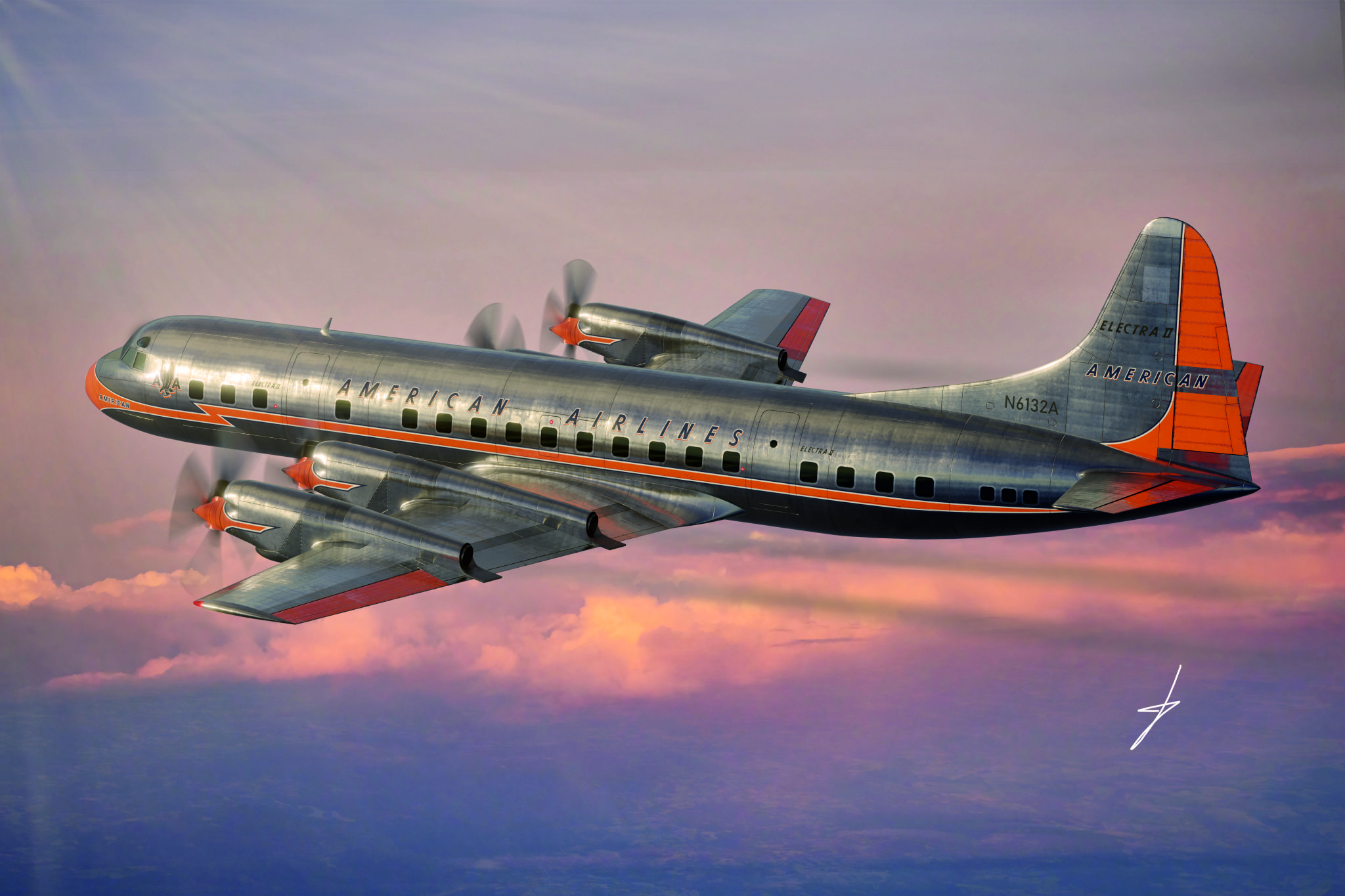 x-scale-144005-l-188a-electra-ii-maquette-avion-1-144 image 1