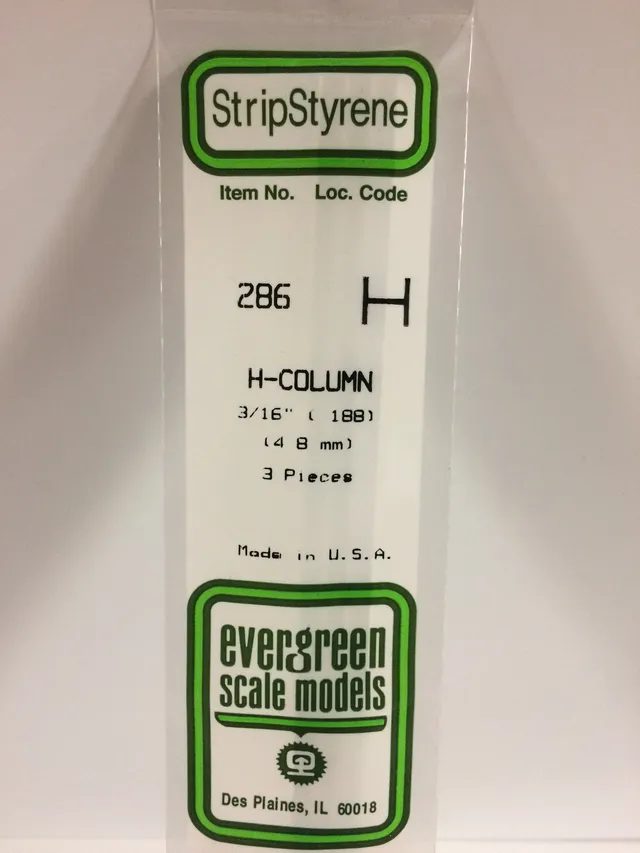 evergreen-shapes-286-profil-h-polystyr-ne-blanc-4-8-mm image 1