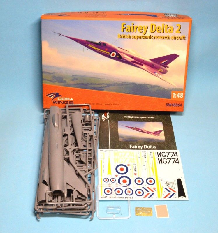 dora-wings-fairey-delta-2-maquette-avion-1-48-supersonique image 3