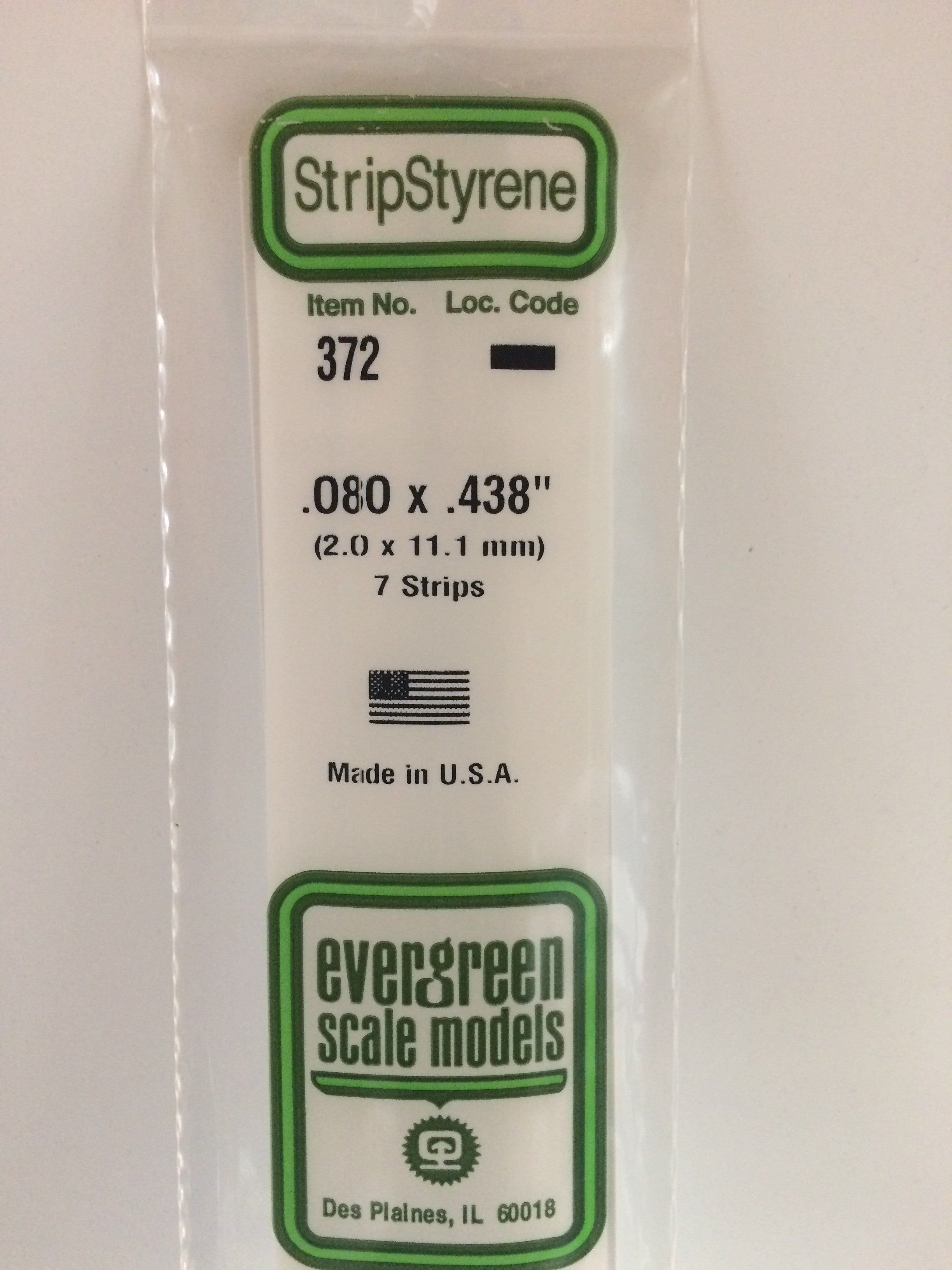 evergreen-strips-372-profil-polystyr-ne-blanc-2x11-1-mm-7-pcs image 1