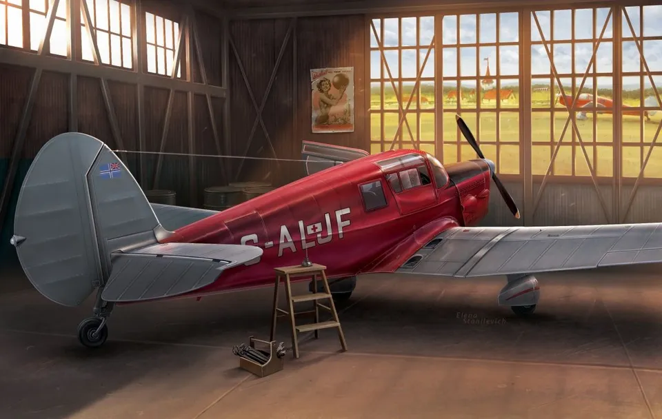 dora-wings-1-48-percival-proctor-mk-iii-maquette-avion-civil image 1