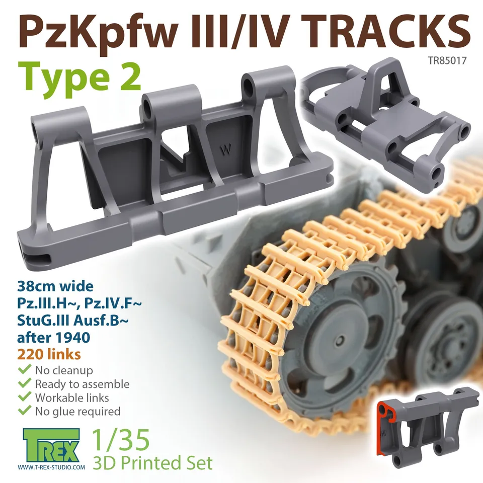 t-rex-85017-pzkpfw-iii-iv-chenilles-maquette-1-35-type-2 image 1