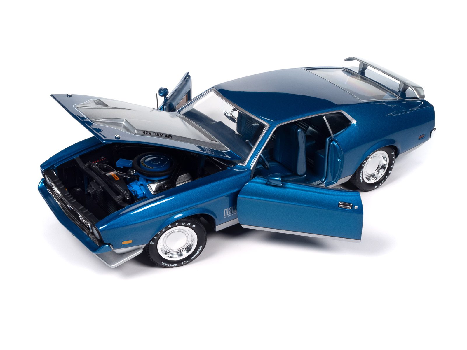 american-muscle-1971-ford-mustang-mach-1-miniature-1-18-mcacn image 2