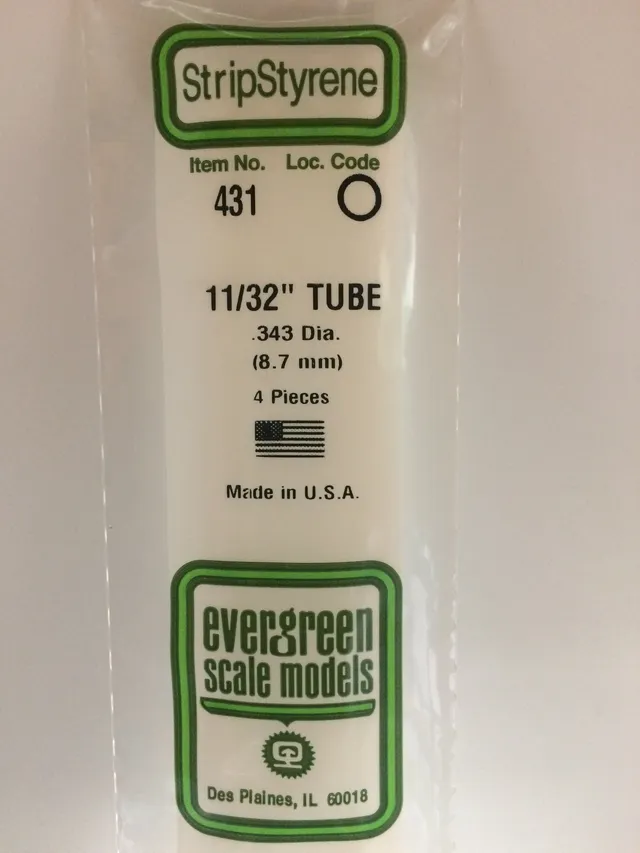evergreen-tube-431-tube-plastique-blanc-rond-4-pcs-60-cm image 1