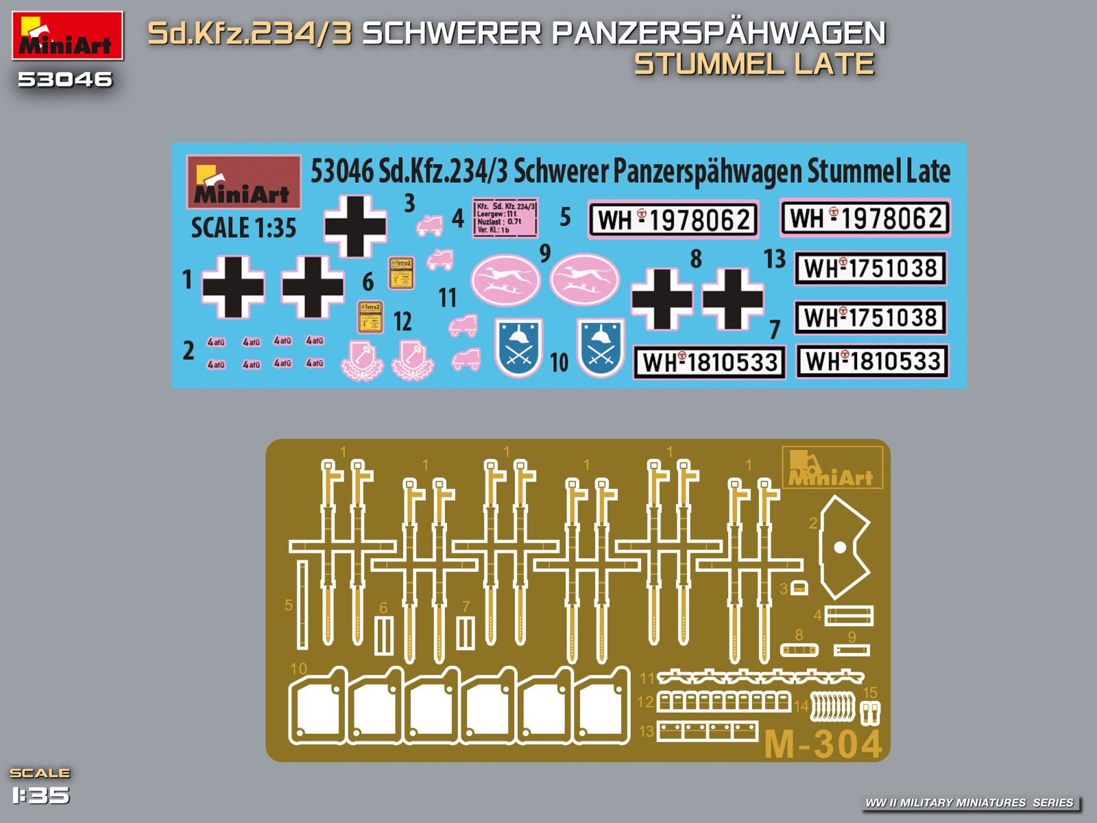 miniart-53046-sd-kfz-234-3-maquette-blind-1-35-late image 2