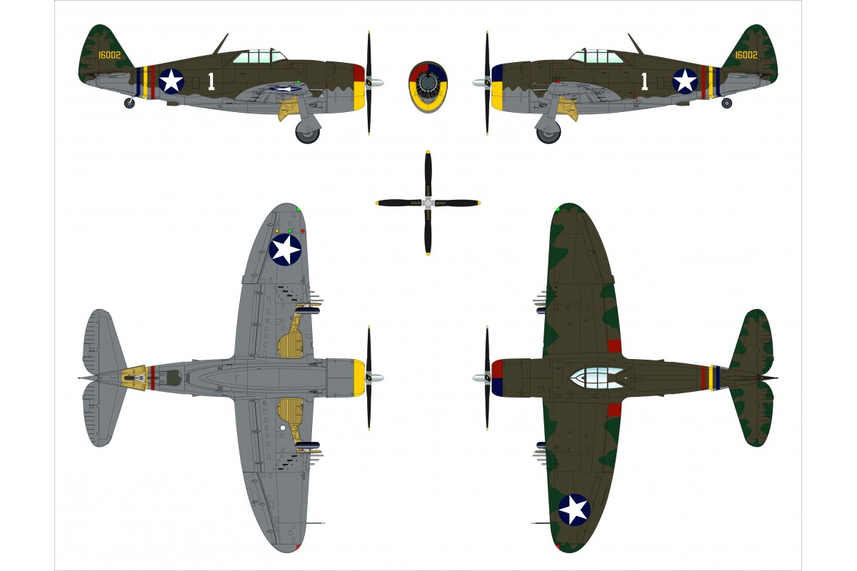 dora-wings-p-47b-thunderbolt-maquette-avion-1-48-razorback-usaaf image 3