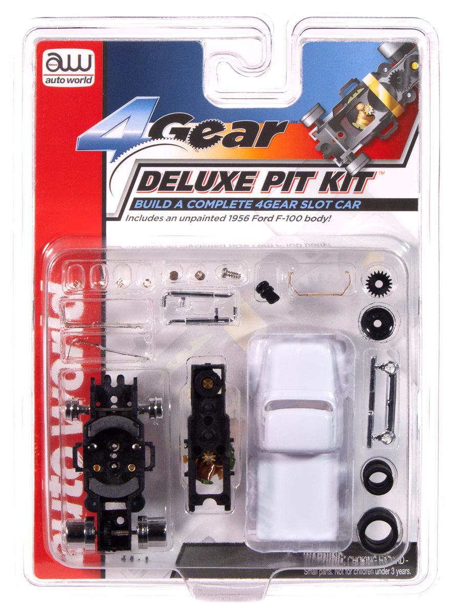 auto-world-4-gear-ford-f-100-1956-voiture-slot-car-ho-pit-kit image 1