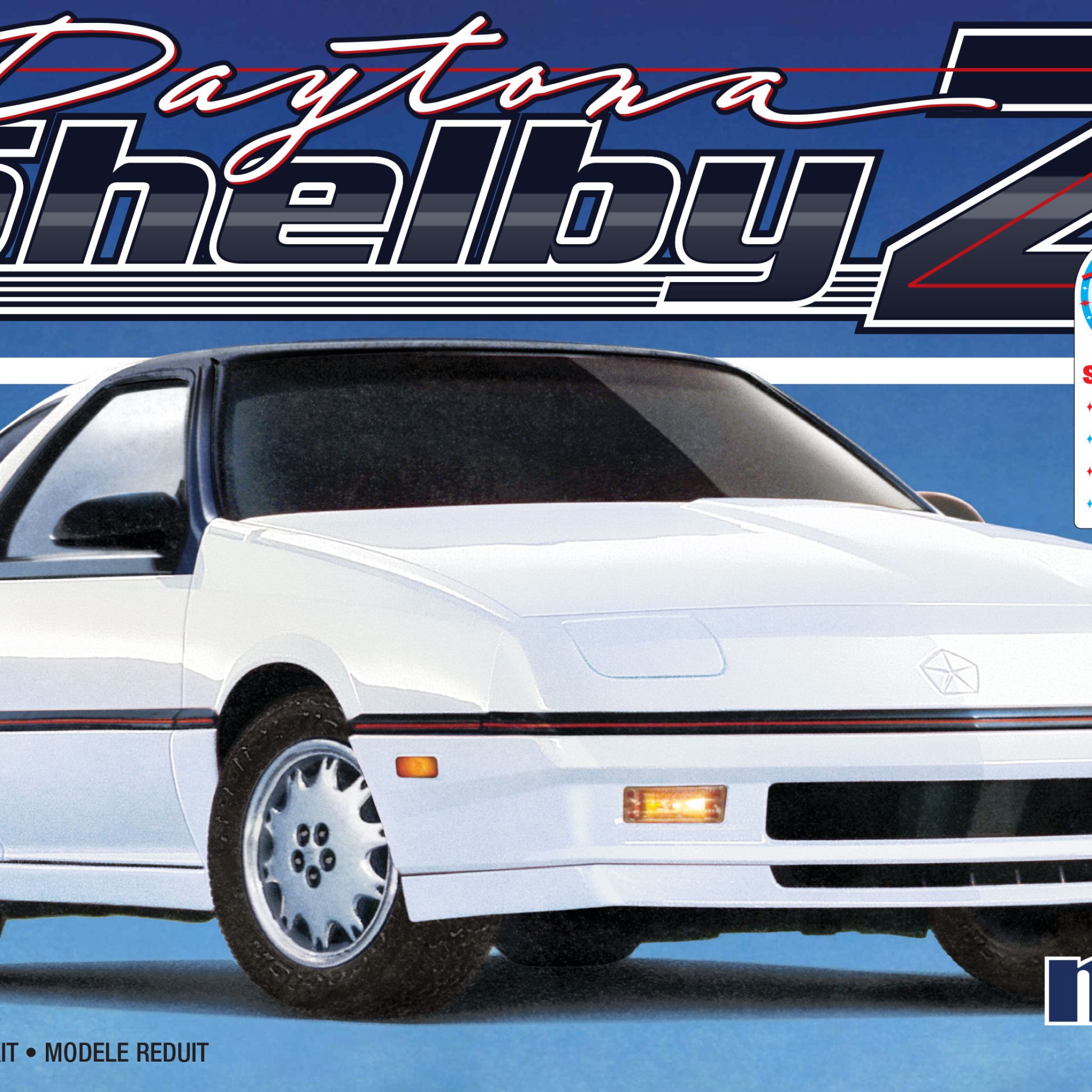 amt-mpc-dodge-shelby-daytona-1988-maquette-voiture-1-25-2-en-1 image 1
