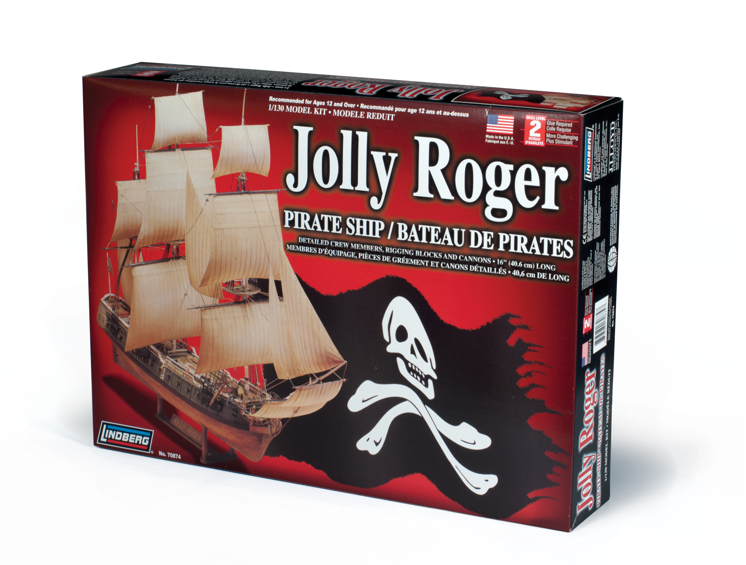 lindberg-jolly-roger-bateau-pirate-maquette-1-130-16-pouces image 1