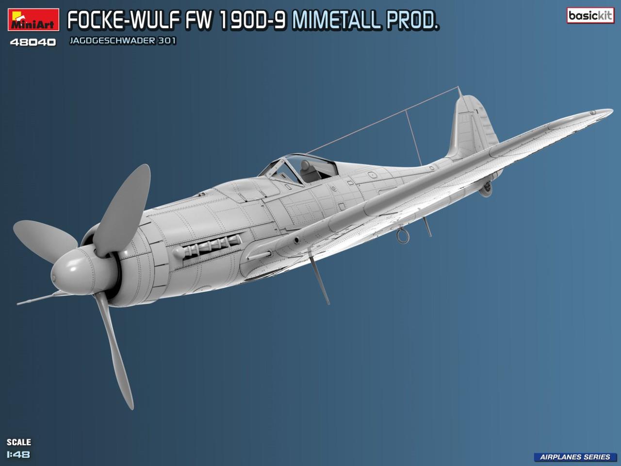 miniart-48040-focke-wulf-fw-190d-9-maquette-avion-1-48-jg301 image 3