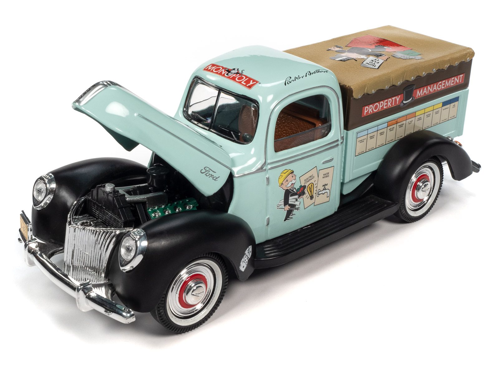 auto-world-monopoly-ford-1940-miniature-camion-1-18-r-sine image 2