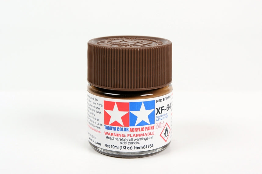 tamiya-xf64-peinture-acrylique-brun-rouge-10ml-mat image 1