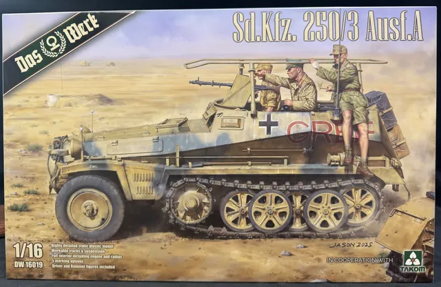 das-werk-16019-sd-kfz-250-3-maquette-char-1-16-rommel-dak image 1