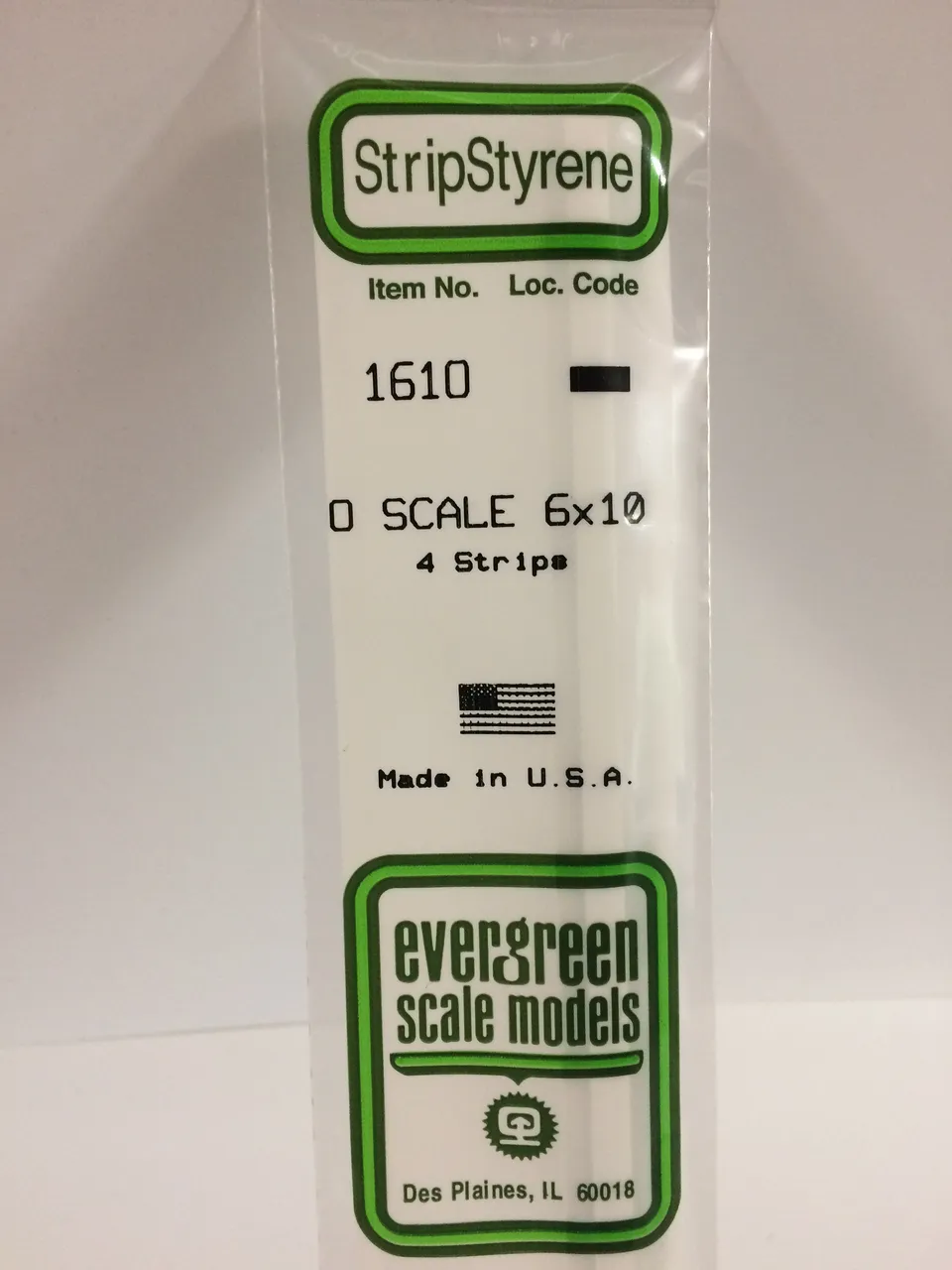 evergreen-strips-1610-baguette-plastique-3-2x5-3-mm-lot-4 image 1