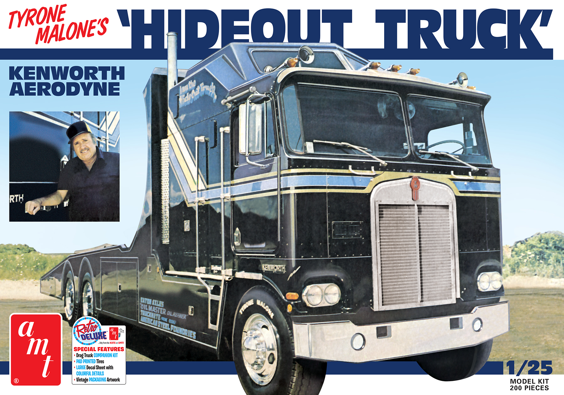 amt-hideout-transporter-kenworth-tyrone-malone-maquette-1-25 image 1