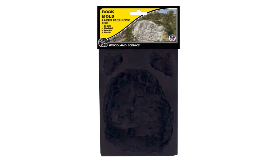 woodland-scenics-c1235-laced-face-moule-rocher-diorama image 1