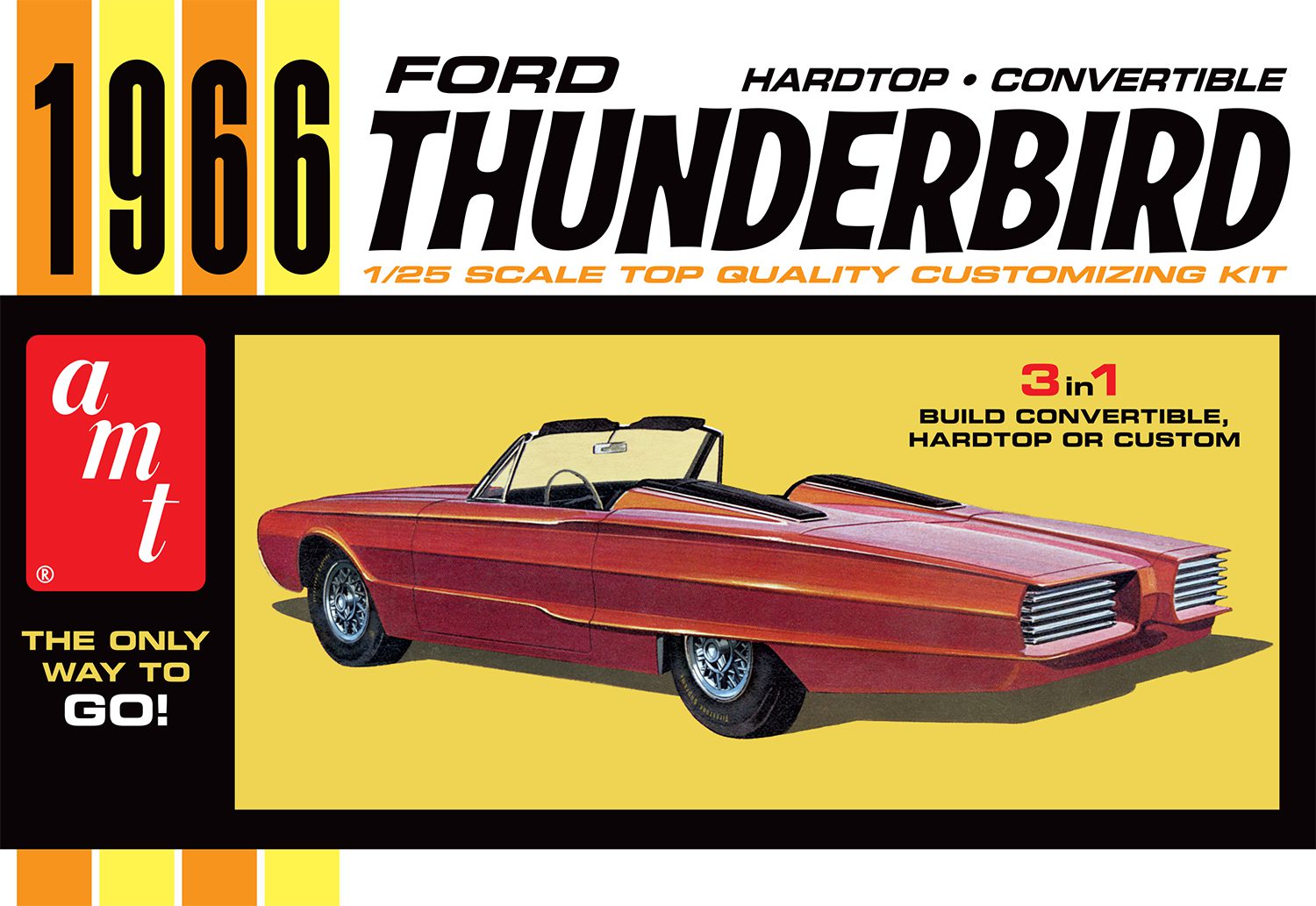 amt-1966-ford-thunderbird-maquette-voiture-1-25-3-en-1 image 1