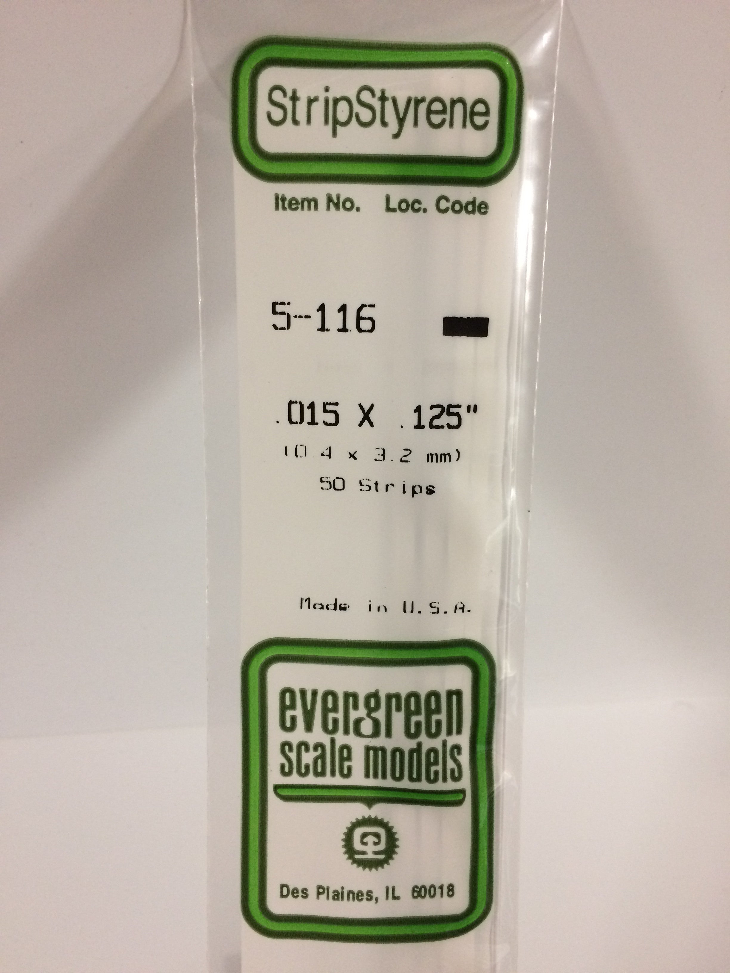 evergreen-strips-116-baguette-polystyr-ne-blanche-0-38x3-2mm-10pcs image 2