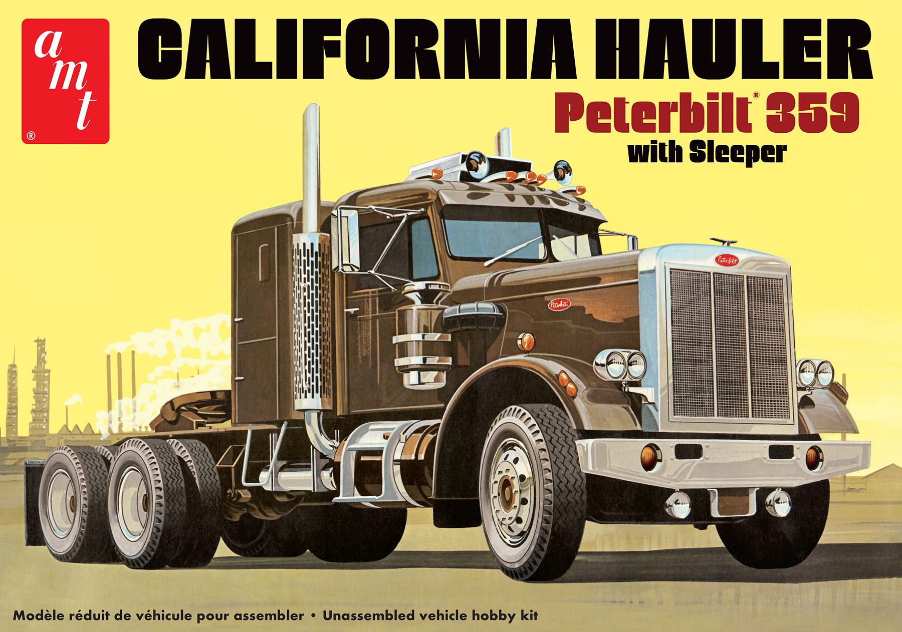 amt-peterbilt-359-california-hauler-maquette-camion-1-25-sleeper image 1