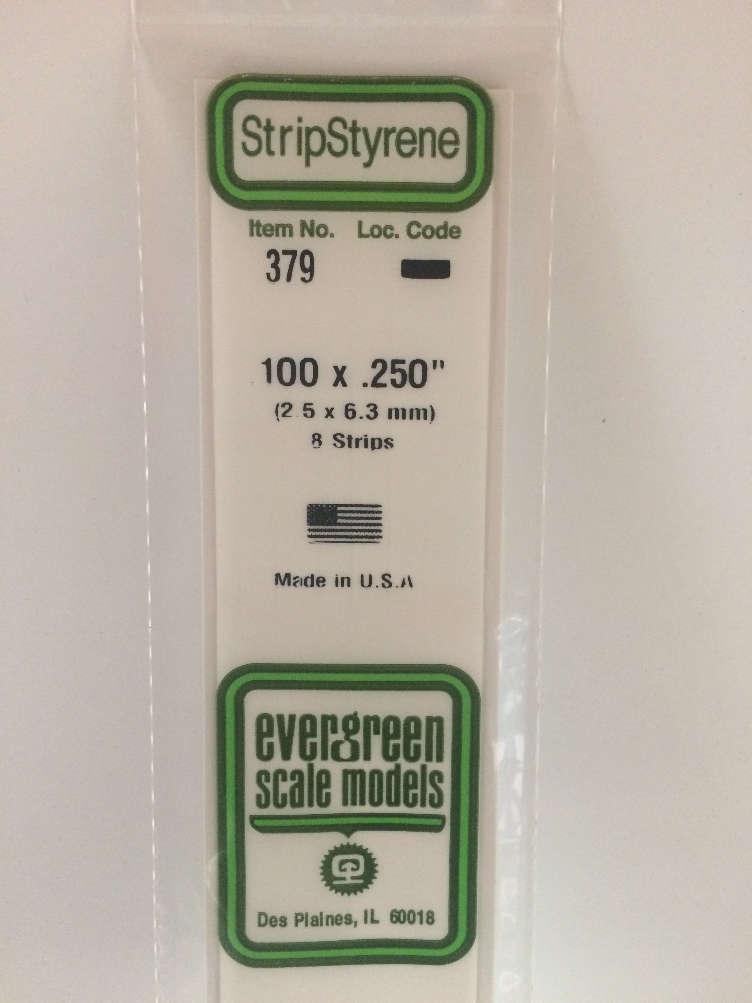 evergreen-strips-379-baguette-plastique-2-5x6-3mm-8-pi-ces image 1